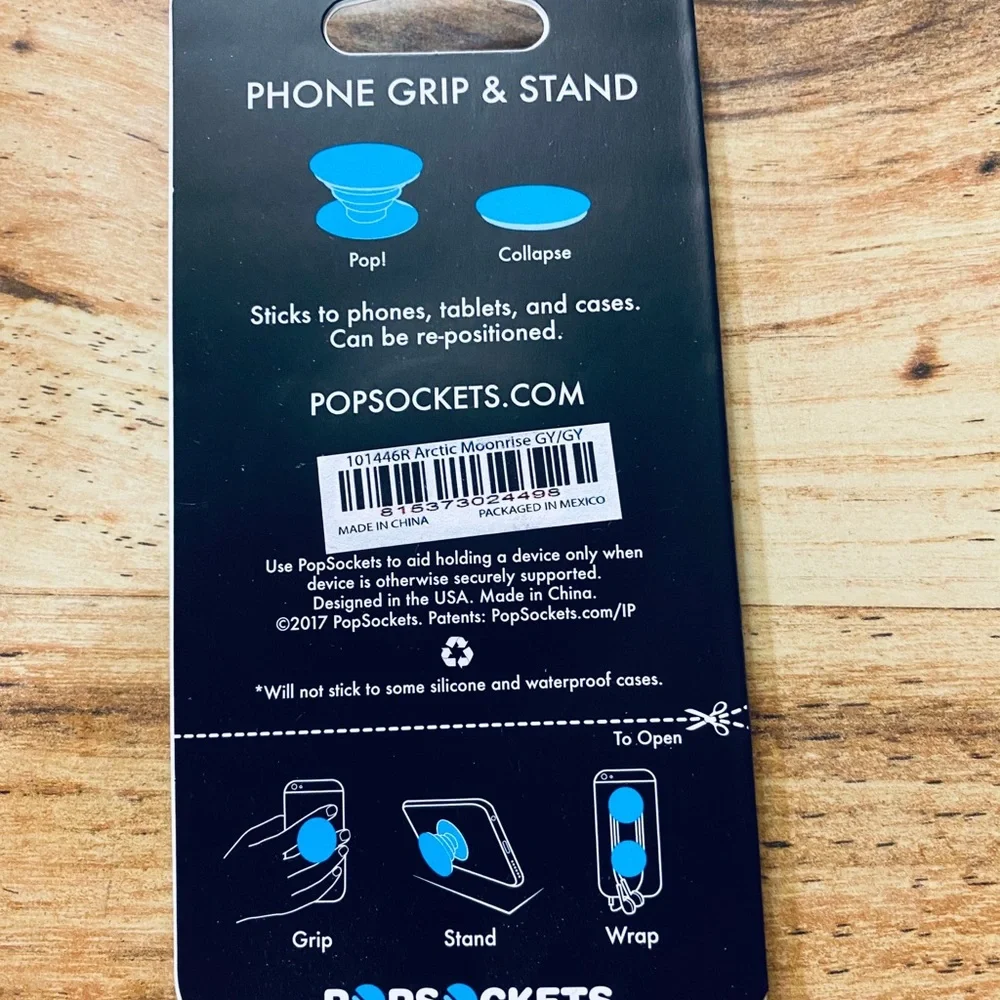 PopSocket Blue and Pink Phone Grip